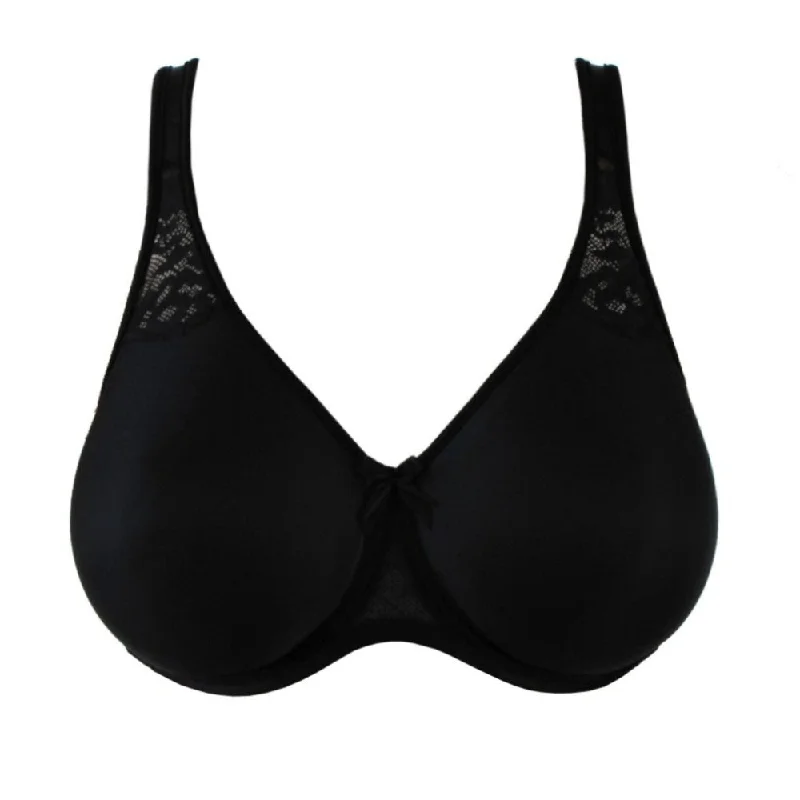 convertible strap nursing brasEmpreinte Melody Smooth Seamless Bra | BLACK