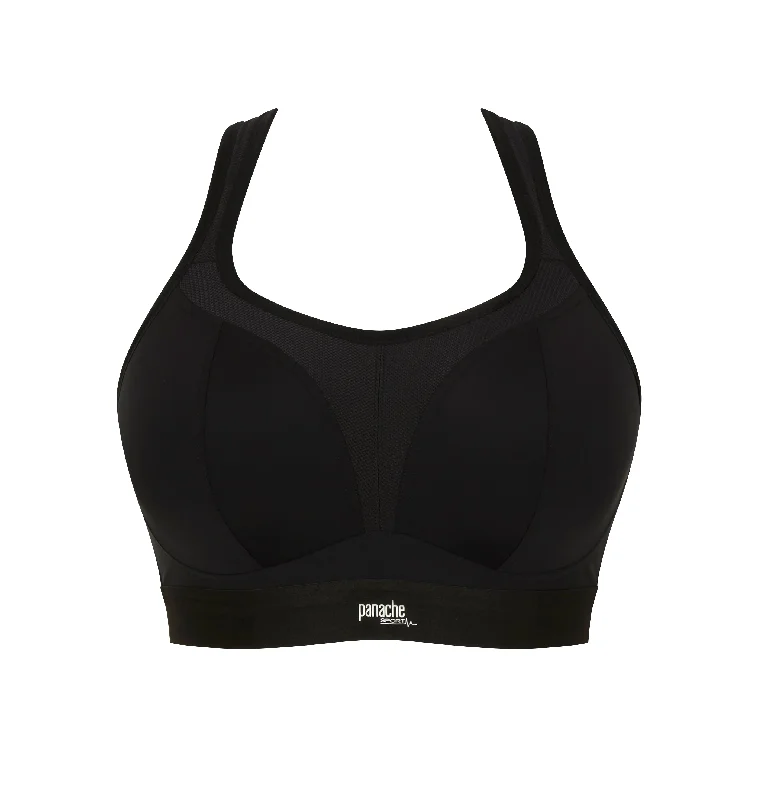 lightweight mesh sports brasBoundless Non Wired Sports Bra (Black)