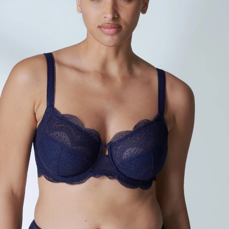 lace-trimmed chemise nightgownsKarma Full Cup Bra in Midnight