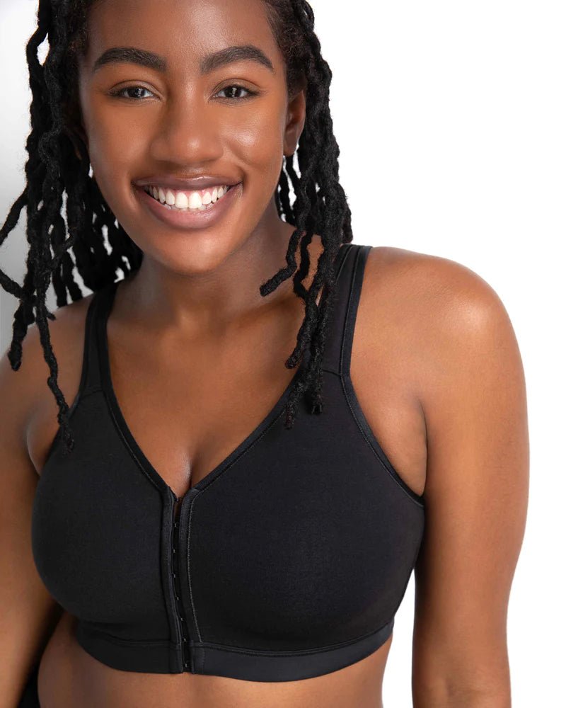 eco-friendly organic cotton pantiesCotton Luxe Front And Back Close Wireless Bra