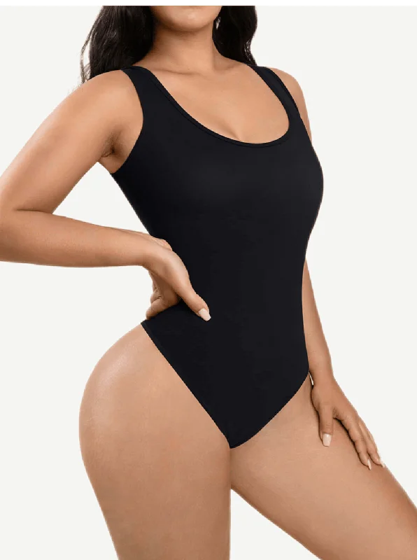 adjustable strap sports brasTank Top Thong Bodysuit