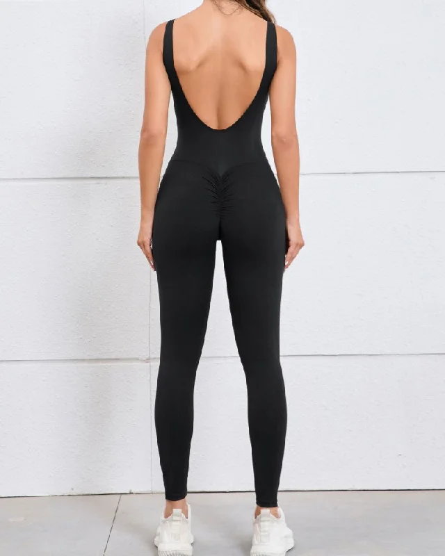 high-support sports bras for crossfitSchnell Trocknender Enger Einteiliger Yoga Jumpsuit für Damen