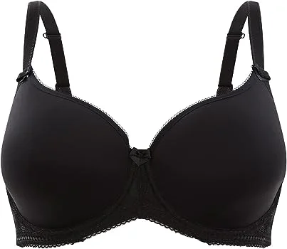 plus-size high-waisted thongsPanache Cari Moulded Spacer Bra Black