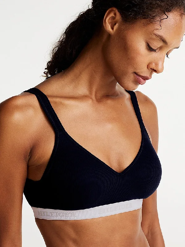 sports bras with mesh ventilationMonotype Bralette Lift Desert Sky