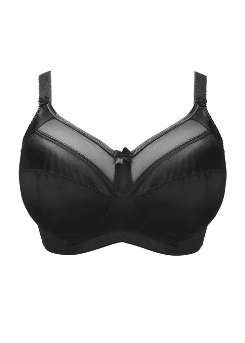 seamless silk lingerie setsGoddess Keira Full Cup Banded Bra | BLACK