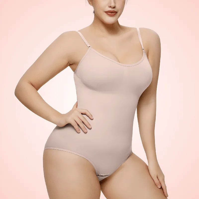 plus-size wireless mastectomy bras with paddingPlus Size Tummy Control Shapewear Bodysuit For Women