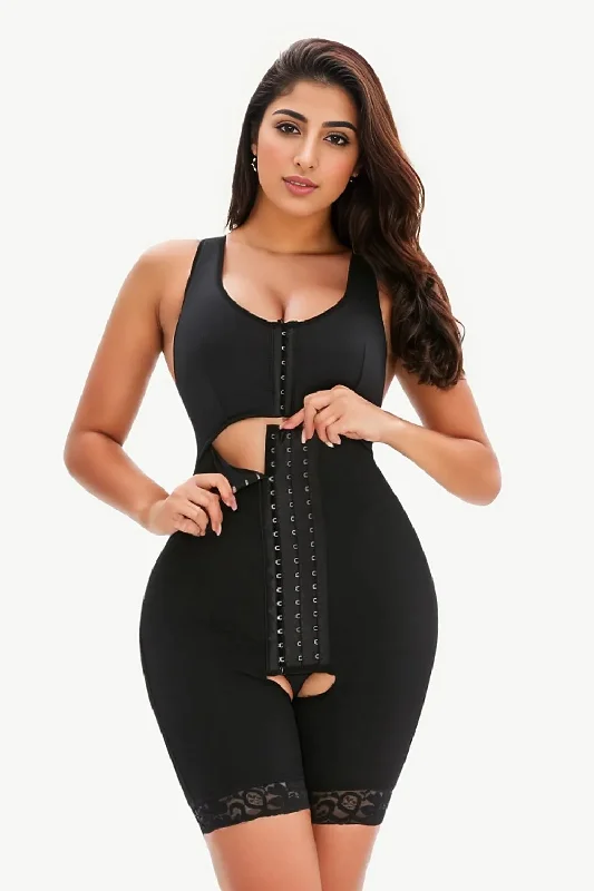 lace-detailed chemisesLace Cutout Shaping Romper: Versatile Elegance