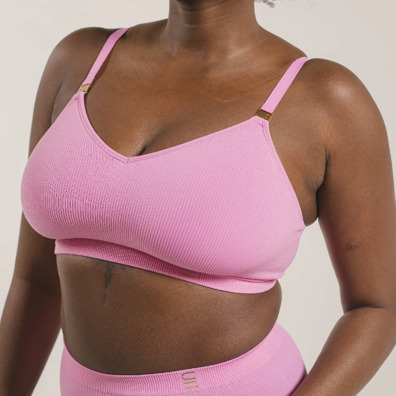 modal fiber high-waisted briefsRecycled Wireless Bra DD+ - Pink