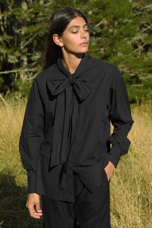 elegant feather hats for fashionCooper by Trelise Cooper Tied To Me Shirt - Black