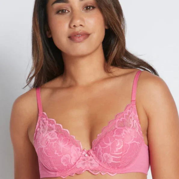 full-coverage underwire brasEmbrace Full Coverage Contour Bra Ibis Rose