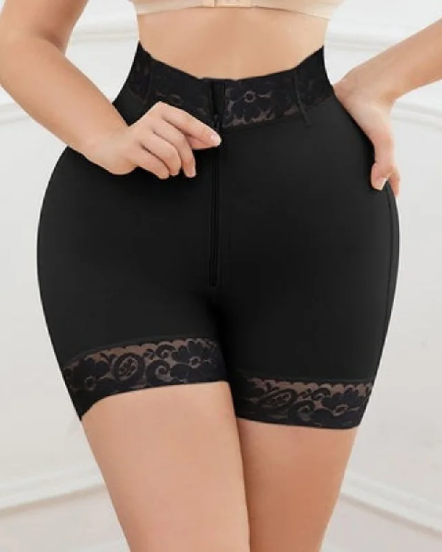 eco-friendly bamboo fiber lingerieSchwarz Schlankheits Hintern Kontrolle Höschen Beine Shaping Oberschenkel Shapers zu Knie Körper Shaper Shorts