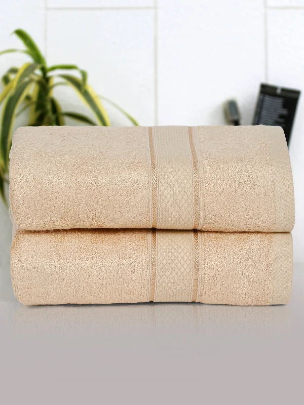 Women's Coats with Fur Trimmed ButtonsUnisex Beige Basic Terry Hand Towel -Pack of Two