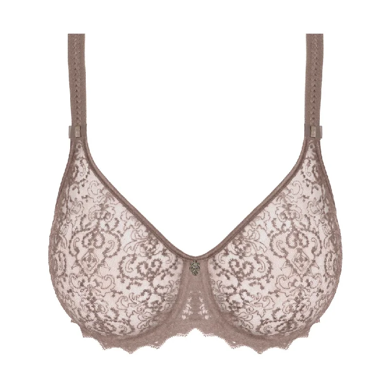 sports bras with mesh panelsEmpreinte Cassiopee Seamless Full Cup Bra | ROSE SAUVAGE