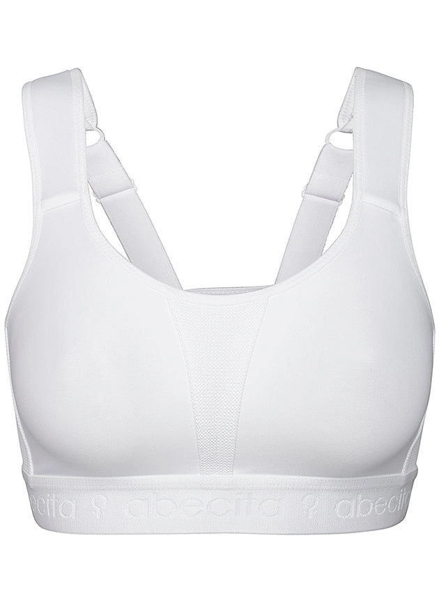 plus-size wireless mastectomy bras with paddingAbecita Kimberly mjuk sport-bh vit