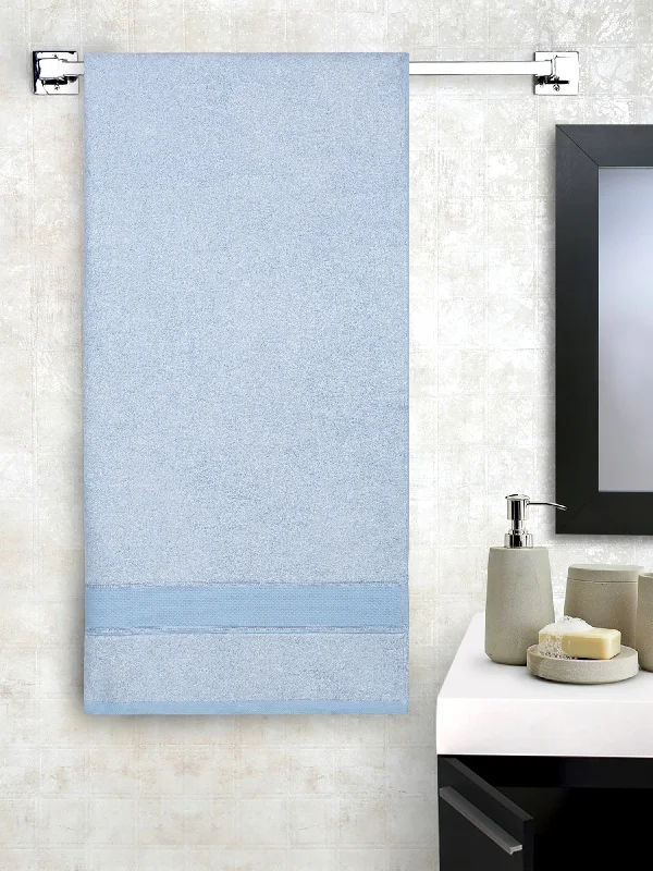 Women's Winter CoatsUnisex Sky Blue Basic Terry Bath Towel