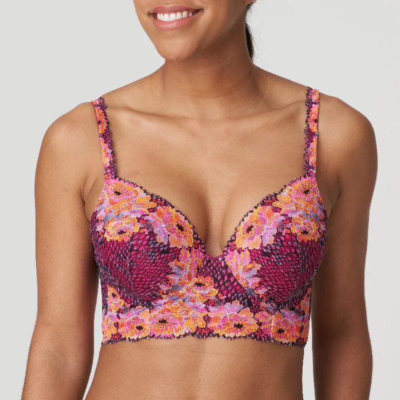 modal fiber high-waisted briefsEfforia Longline Bra  Winter Blossom