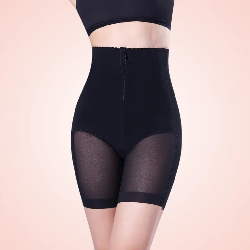 plus-size underwire demi-cups with lace trimWaist Trainer and Booty Lift Shaping Shorts