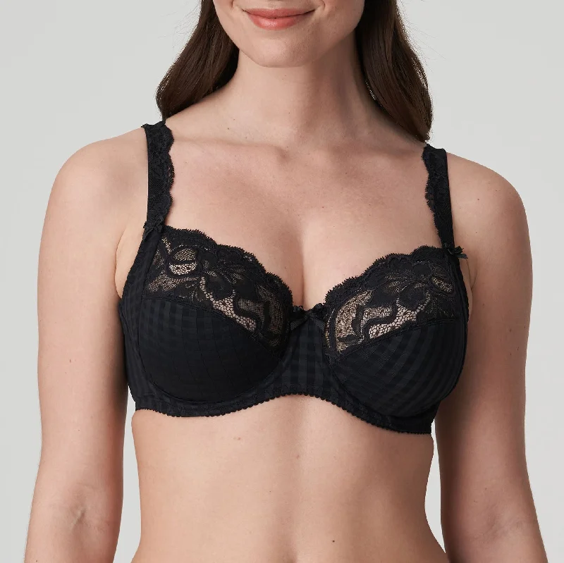 seamless modal fiber pantiesMadison Full Cup Wire Bra in Black