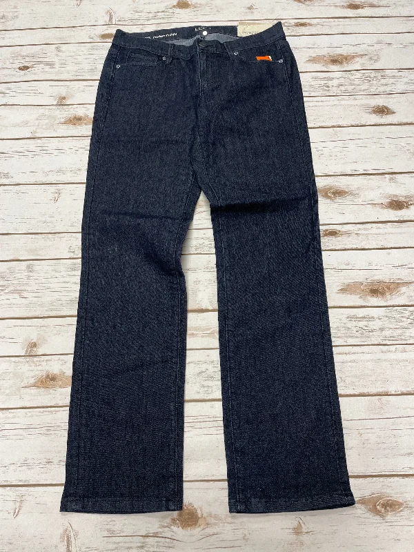 Women's Jodhpurs with Narrow CollarJeans Straight By Loft In Blue Denim, Size: 8