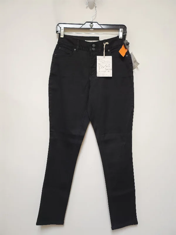 Women's Jodhpurs with High WaistJeans Skinny By Cato In Black Denim, Size: 6