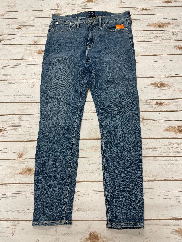 Women's Jodhpurs with Wide CollarJeans Skinny By J. Crew In Blue Denim, Size: 8