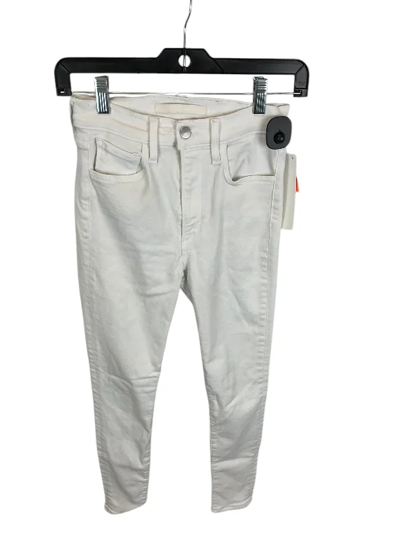 Women's Jodhpurs with Straight HemJeans Designer By Joes Jeans In White Denim, Size: Xs