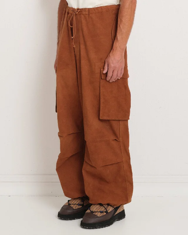 Women's Patchwork SweatersPeace Pants - Bark Brown Slub