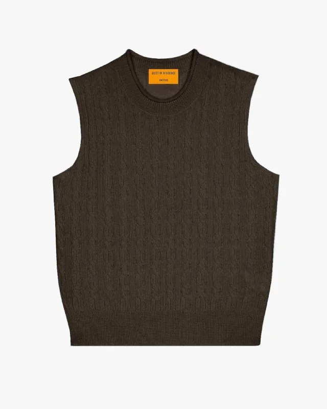 Women's Turkish Wool SweatersCable Vest