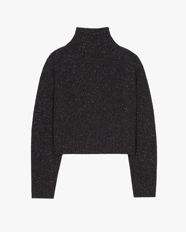 Women's Latvian Wool SweatersCropped Turtleneck