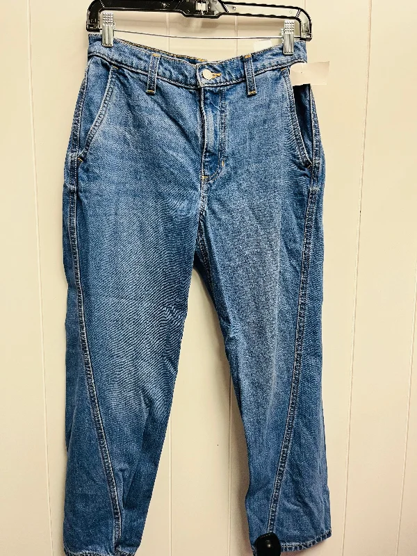 Women's Cargo ShortsJeans Straight By Banana Republic In Blue Denim, Size: 2