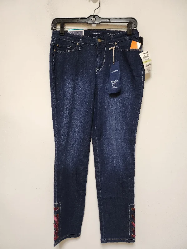 Women's Jodhpurs with Boat NeckJeans Skinny By Charter Club In Blue Denim, Size: 4p