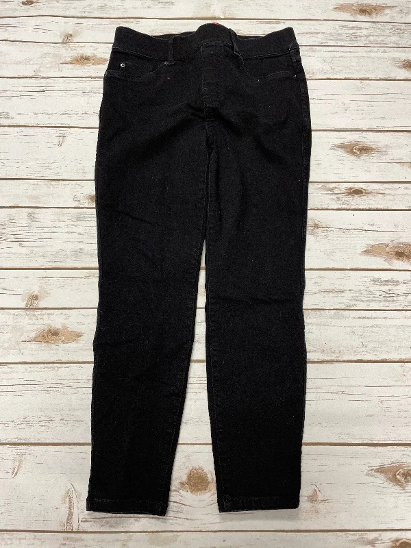 Women's Jodhpurs with Lapel CollarJeans Skinny By Spanx In Black, Size: M