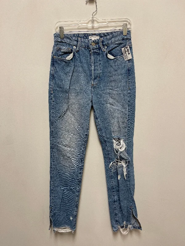 Women's Jodhpurs with High WaistJeans Designer By Good American In Blue Denim, Size: 2