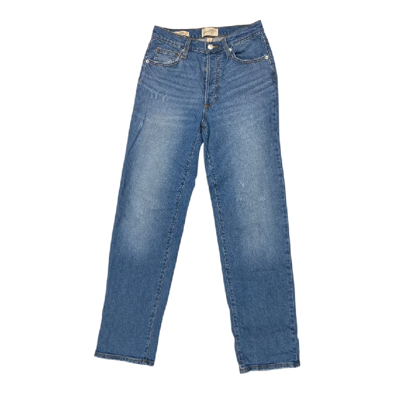 Women's Jodhpurs with Square CollarJeans Straight By Universal Thread In Blue Denim, Size: 4