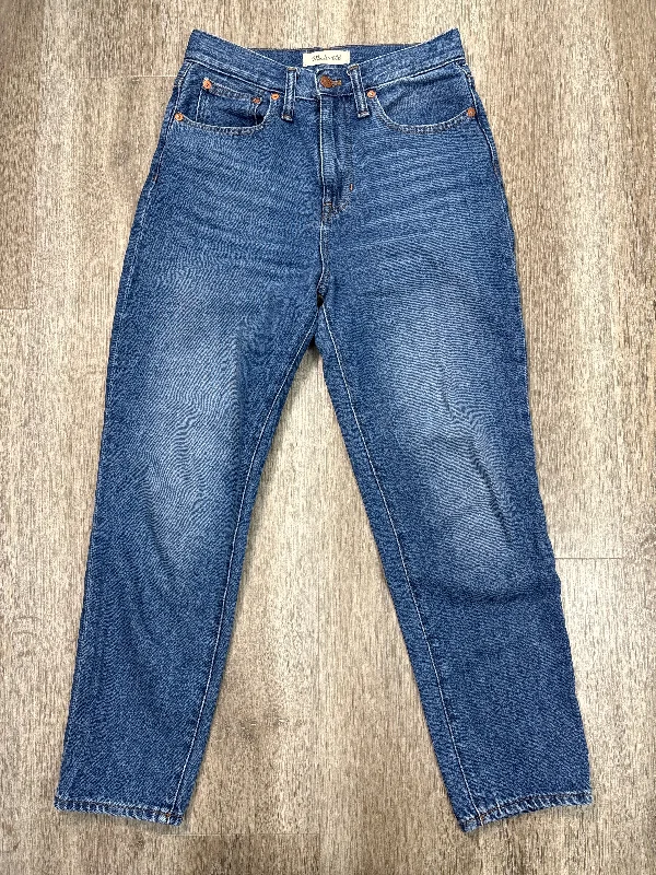 Women's Jodhpurs with Cropped LengthJeans Straight By Madewell In Blue Denim, Size: 0