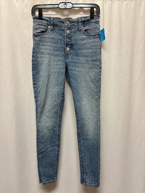 Women's Jodhpurs with Short LengthJeans Skinny By Lucky Brand In Blue Denim, Size: 4