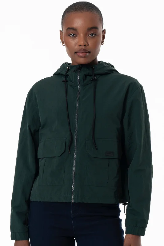 Women's Woolen SweatersUtility Jacket _ 155708 _ Green