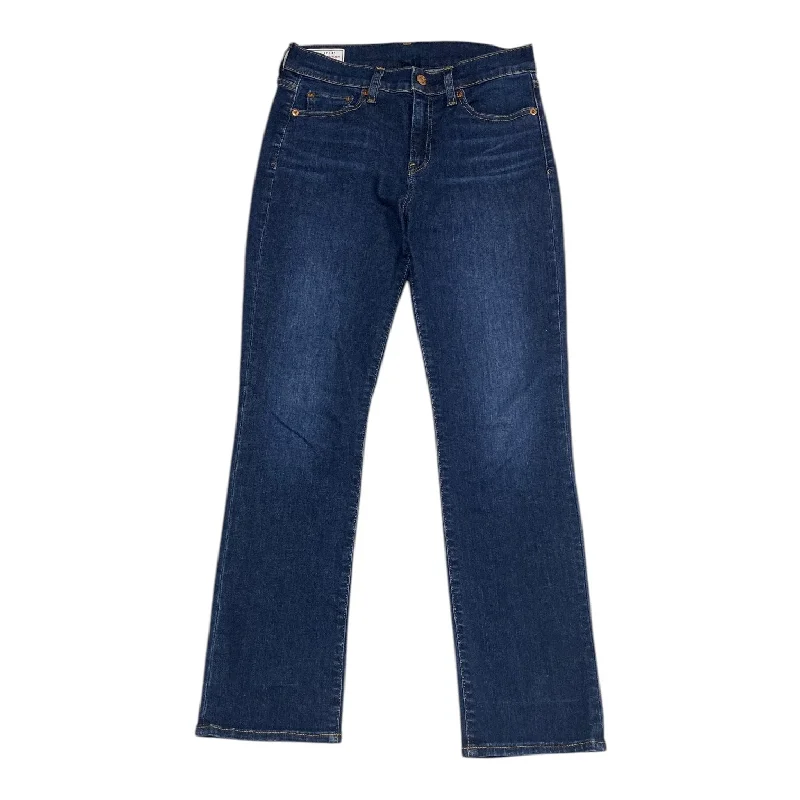 Women's Jodhpurs with ButtonsJeans Straight By Gap In Blue Denim, Size: 4