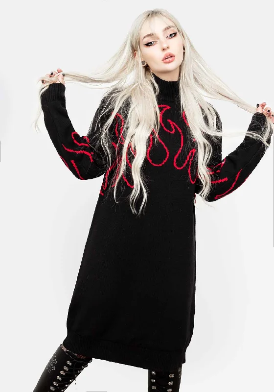 Women's Serbian Wool SweatersBlaze Oversized Jumper Dress