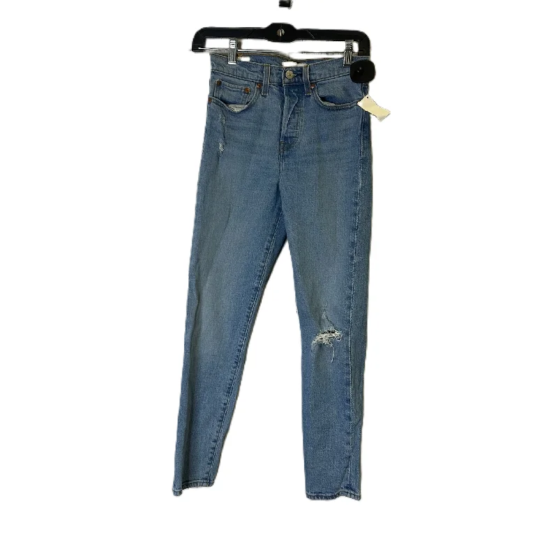 Women's Jodhpurs with DrawstringJeans Skinny By Levis In Blue Denim, Size: 0