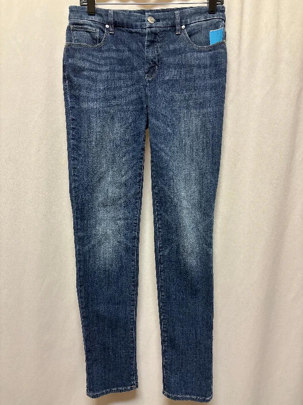 Women's Jodhpurs with Long LengthJeans Skinny By Chicos In Blue Denim, Size: 4