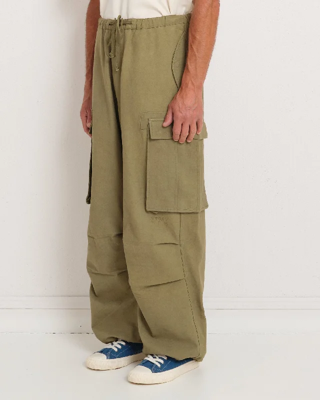 Women's Cotton SweatersPeace Pants - Olive Slub