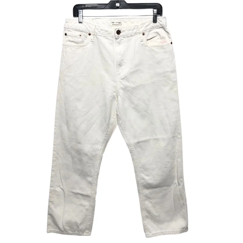 Women's ChinosJeans Straight By Anthropologie In White, Size:10