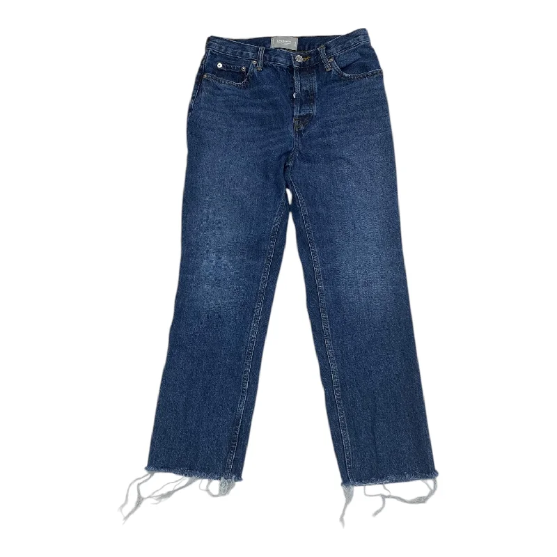 Women's Jodhpurs with PocketsJeans Straight By Everlane In Blue Denim, Size: 2