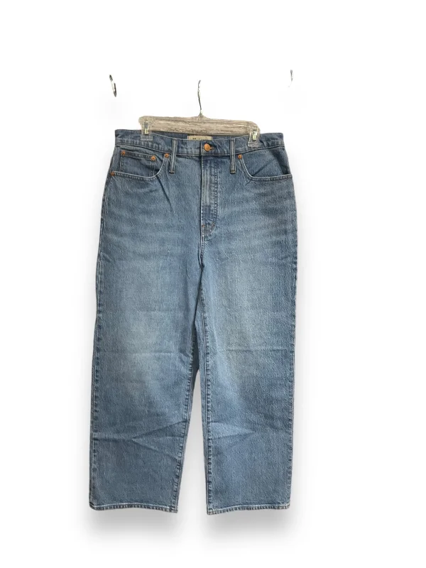 Women's Jodhpurs with Skinny LegJeans Straight By Madewell In Blue Denim, Size: 10