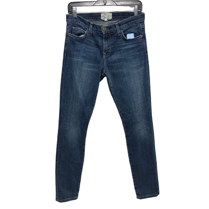 Women's Jodhpurs with Square NeckJeans Skinny By Current Elliott In Blue Denim, Size: 4