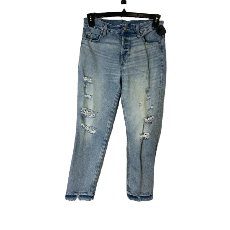 Women's Jodhpurs with Straight LegJeans Straight By Old Navy In Blue Denim, Size: 2