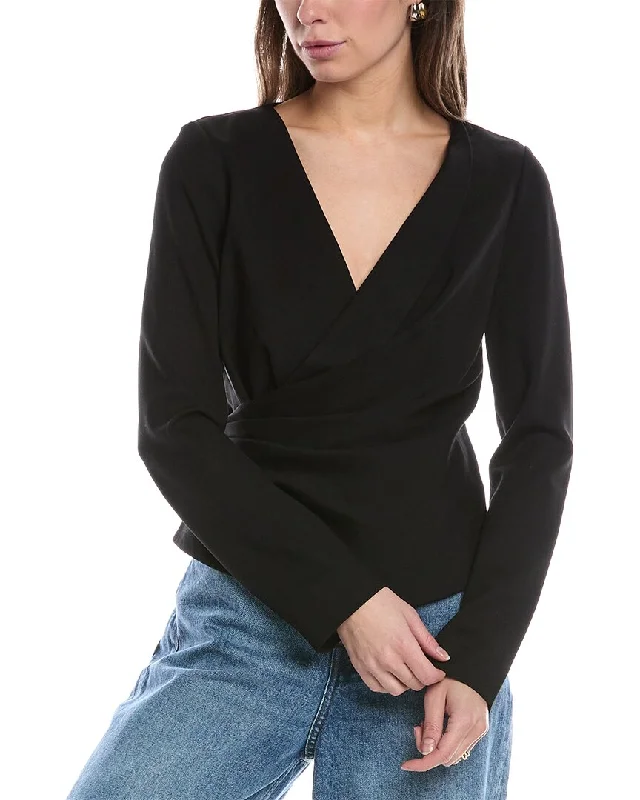 Women's Wide Collar Sweatersrag & bone Irina Wrap Top