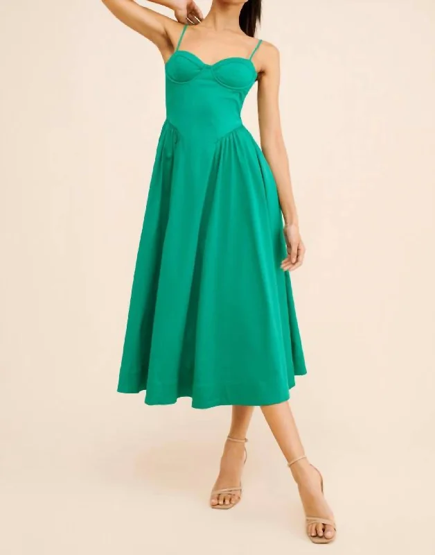  Women's A-Line DressesBellamy Dress In Green