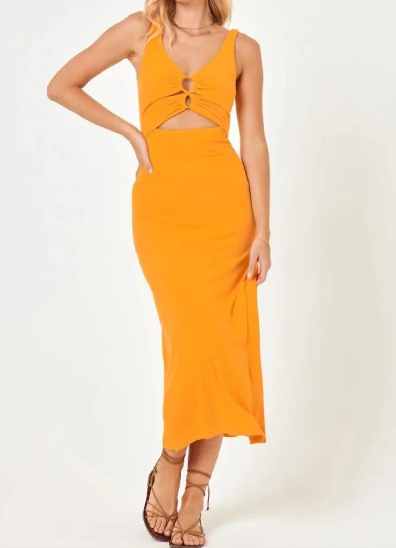 Women's Wide Collar DressesCamille Dress In Tamarind